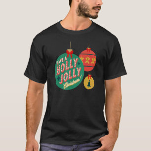 Weihnachtsbaum Baubles Lebkuchen Keks T-Shirt