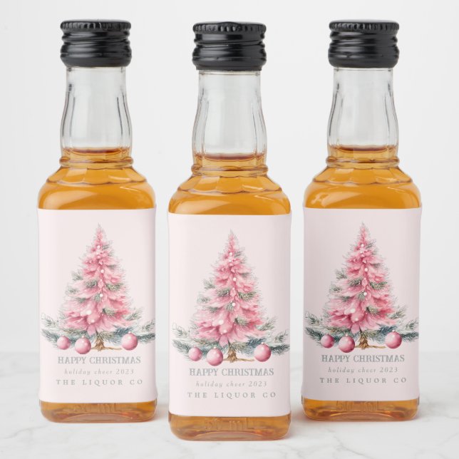 Weihnachtsbaum Baubles Mini Liquor Flaschen Labels Alkoholflaschenetikett (Flaschen)