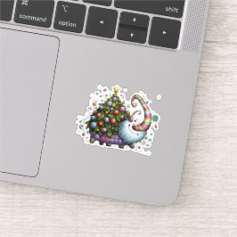 Weihnachtsbaum Bestie Custom-Cut Vinyl Sticker