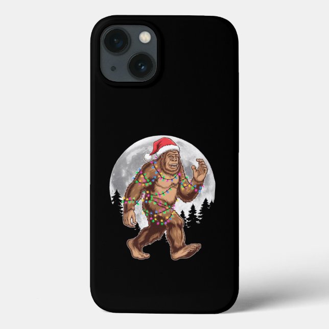 Weihnachtsbaum Bigfoot Weihnachten Lichter Xmas Sa Case-Mate iPhone Hülle (Rückseite)