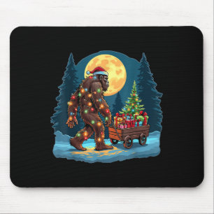 Weihnachtsbaum Bigfoot Weihnachten Lichter Xmas Sa Mousepad