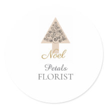 Weihnachtsbaum Boutique Florist Branding, Noel