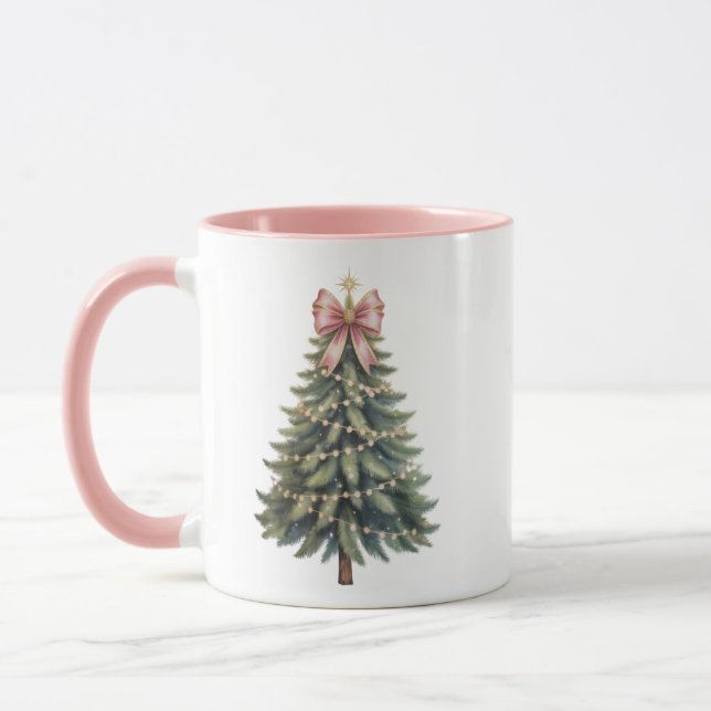 Weihnachtsbaum Bow Coquette Xmas Tasse (Links)