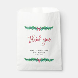 Weihnachtsbaum Branch Baby Dusche Geschenktütchen