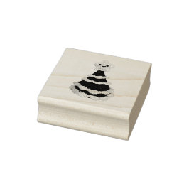 Weihnachtsbaum-Briefmarke Gummistempel