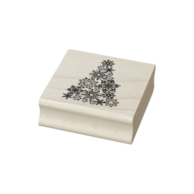 Weihnachtsbaum-Briefmarke Gummistempel (Stempel)