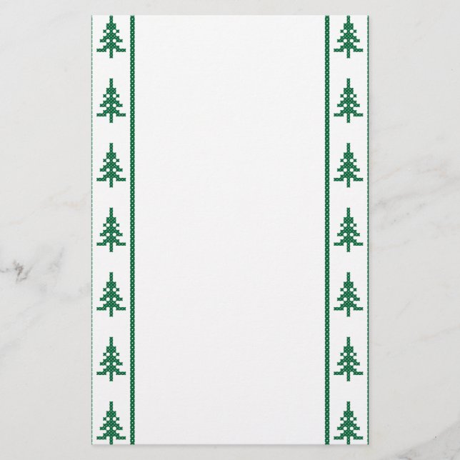 Weihnachtsbaum Briefpapier (Vorderseite)