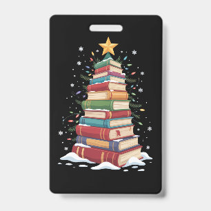 Weihnachtsbaum Buchliebhaber Lehrer Bibliothekar B Ausweis