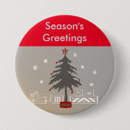 Weihnachtsbaum Button