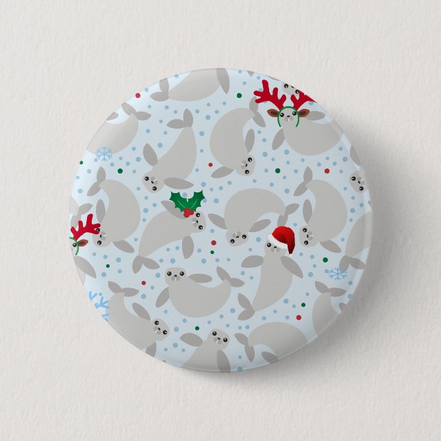 Weihnachtsbaum Button (Vorderseite)