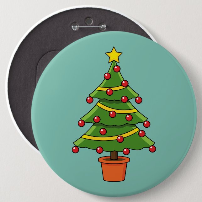 Weihnachtsbaum Button (Vorne & Hinten)