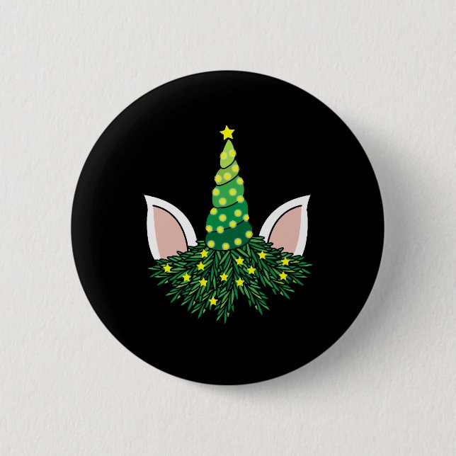 Weihnachtsbaum Button (Vorderseite)