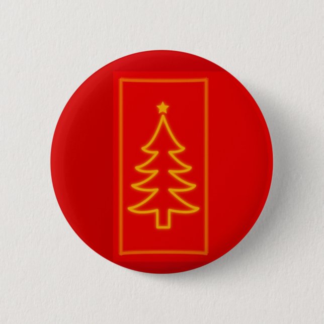 Weihnachtsbaum Button (Vorderseite)