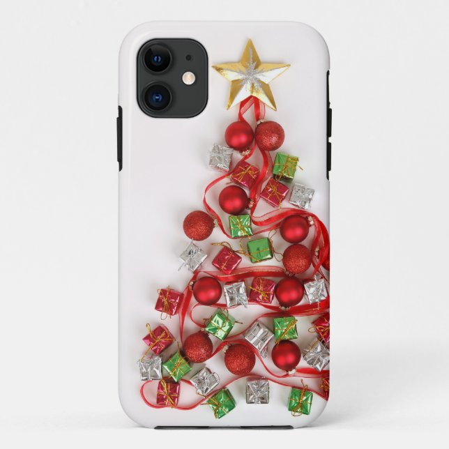 Weihnachtsbaum Case-Mate iPhone Hülle (Rückseite)