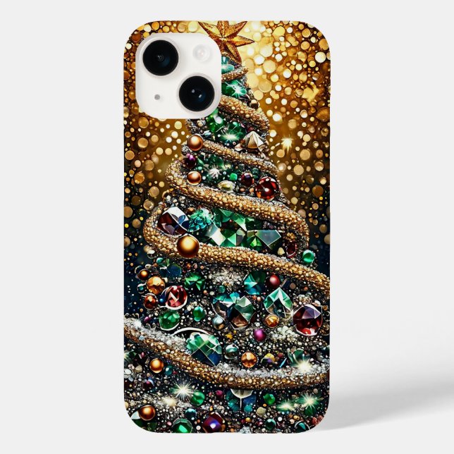 Weihnachtsbaum Case-Mate iPhone Hülle (Rückseite)