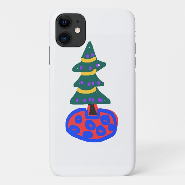 Weihnachtsbaum Case-Mate iPhone Hülle (Rückseite)