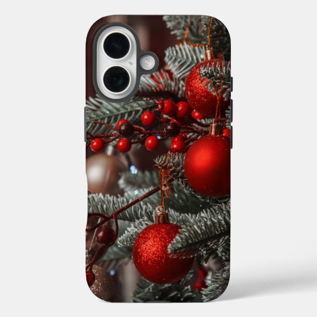 Weihnachtsbaum Case-Mate iPhone Hülle (Rückseite)