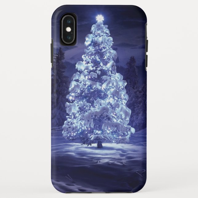 Weihnachtsbaum Case-Mate iPhone Hülle (Rückseite)