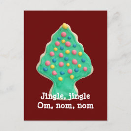 Weihnachtsbaum-Cookie Feiertagspostkarte