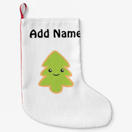 Weihnachtsbaum-Cookie Kleiner Weihnachtsstrumpf