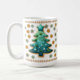 Weihnachtsbaum-Cookie-Tasse Kaffeetasse