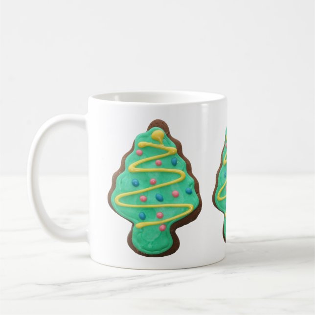Weihnachtsbaum-Cookie-Tasse Tasse (Links)
