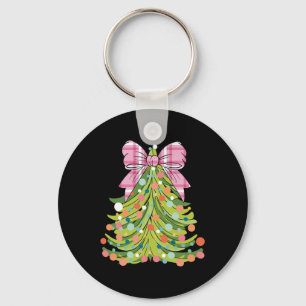 Weihnachtsbaum Coquette Bow Pink Weihnachtsmann Wo Schlüsselanhänger