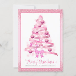 Weihnachtsbaum Corporate Logo Weihnachtskarte Feiertagskarte