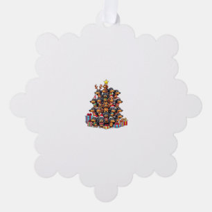 Weihnachtsbaum Dackel Wurst Hund Dackeln Ornament Karte