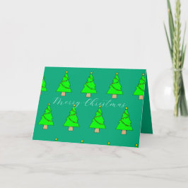 Weihnachtsbaum dankeskarte
