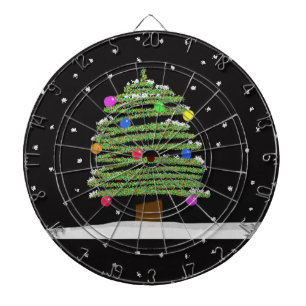 Weihnachtsbaum Dartscheibe