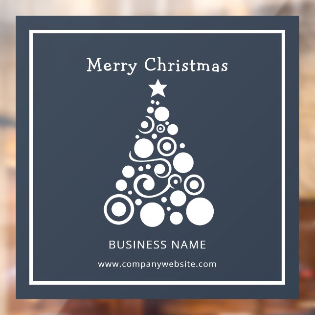 Weihnachtsbaum-Dekoration Fensteraufkleber (Blatt 2)