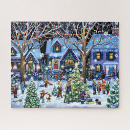 Weihnachtsbaum dekorieren puzzle