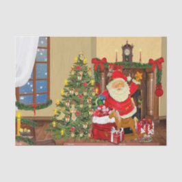 Weihnachtsbaum der alten Welt und Kunsthandwerk Seidenpapier