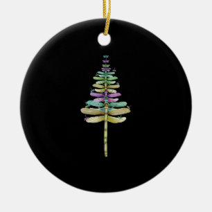 Weihnachtsbaum der Libellen Keramik Ornament