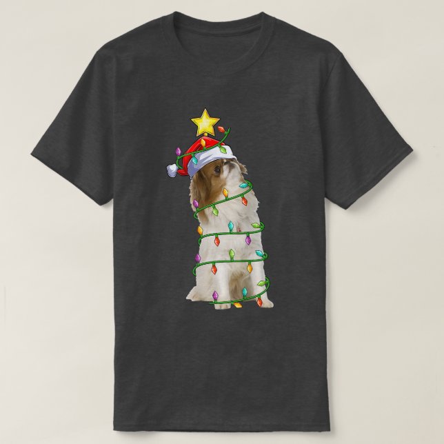 Weihnachtsbaum, der mit dem Weihnachtsjapanischen  T-Shirt (Design vorne)