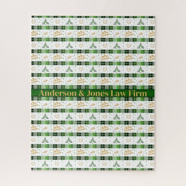 Weihnachtsbaum des Anwalts - Skala der Gerechtigke Puzzle (Vertikal)