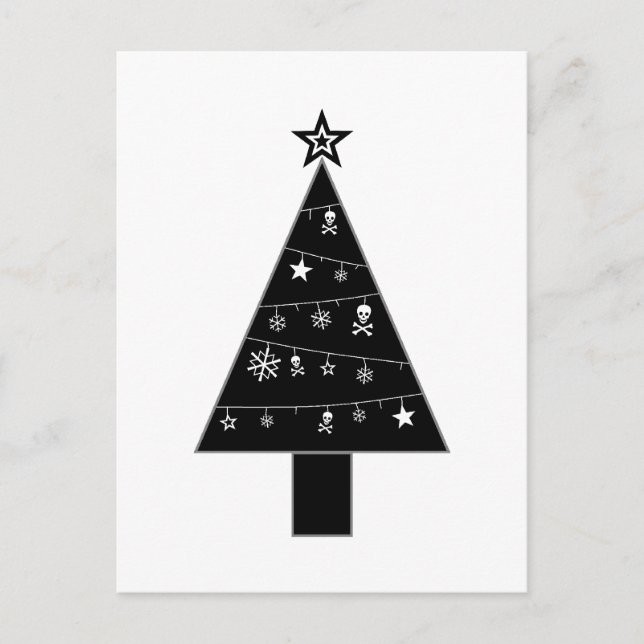 Weihnachtsbaum des DOOM Ferienhauses Postkarte (Vorderseite)