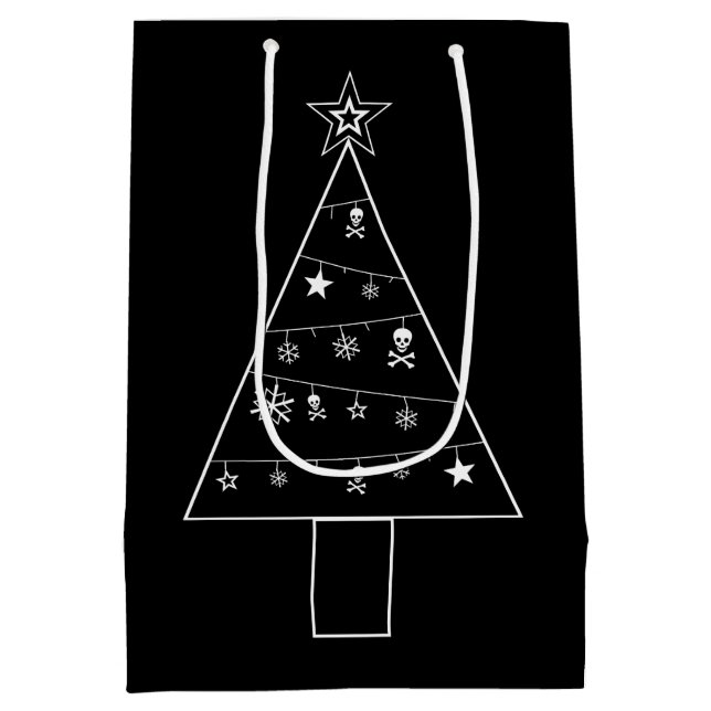 Weihnachtsbaum des SCHICKSALS Mittlere Geschenktüte (Rückseite)