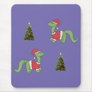 Weihnachtsbaum Dinosaur Mousepad