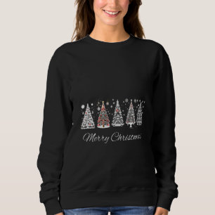 Weihnachtsbaum Doodle Russian Winter Merry Christm Sweatshirt