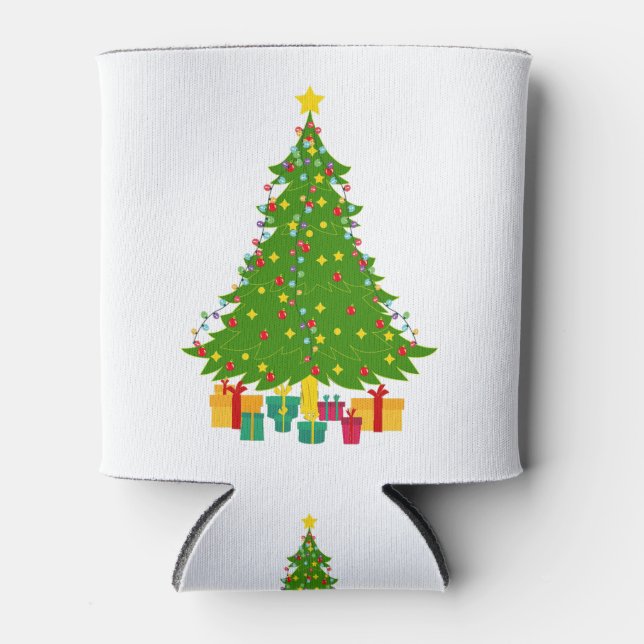 Weihnachtsbaum Dosenkühler (Vorderseite)