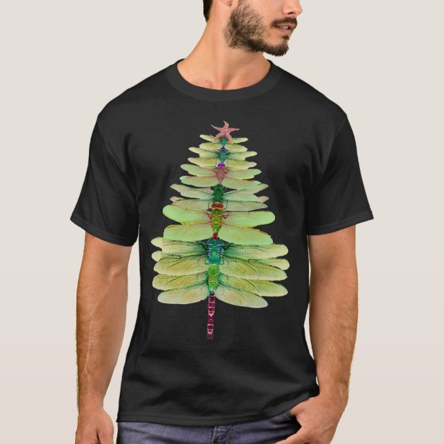 Weihnachtsbaum Drachenfliege Liebhaber Xm T-Shirt (Vorderseite)