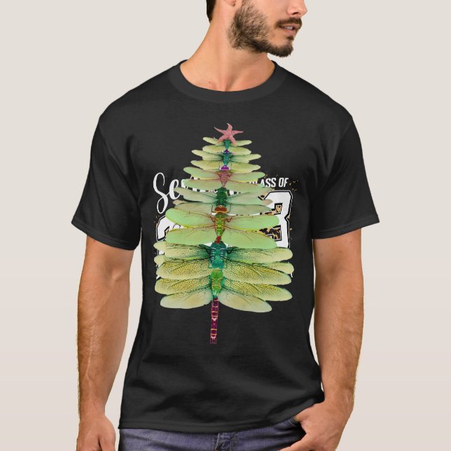 Weihnachtsbaum Drachenfliege Liebhaber Xm T-Shirt (Vorderseite)