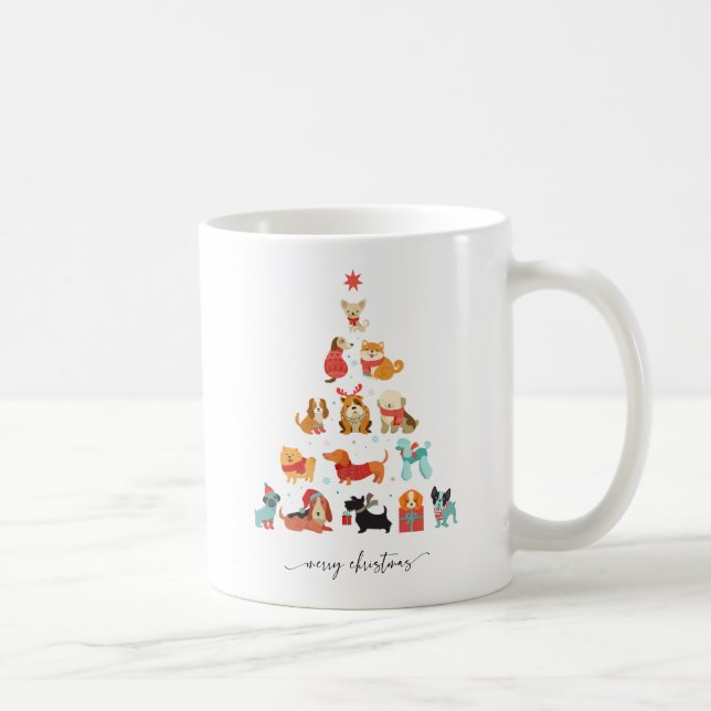 Weihnachtsbaum - Ein Schwanz-Wagner-Urlaub Kaffeetasse (Rechts)
