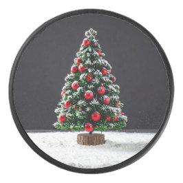 Weihnachtsbaum Eishockey Puck