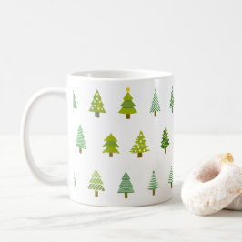 Weihnachtsbaum-Elefantengeschenk Kaffeetasse