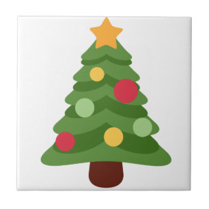 Weihnachtsbaum Emojis Fliese