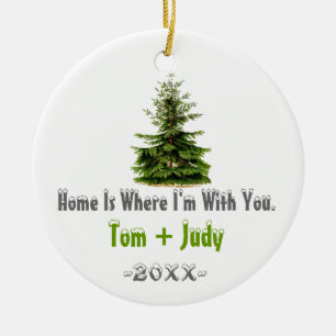 Weihnachtsbaum erstes keramikornament