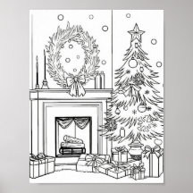 Weihnachtsbaum - Erwachsenenfarben